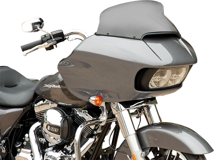 Memphis Shades Spoiler Windshield - 6-1/2" - Dark Smoke - Fltr Mep86010