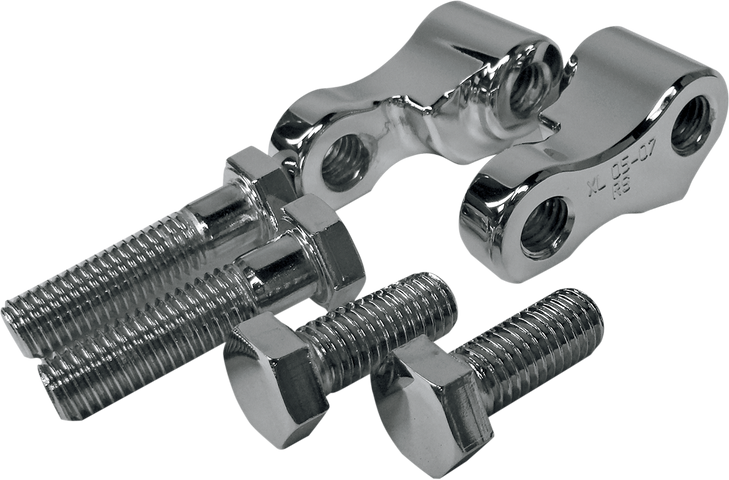 La Choppers Rear Lowering Kit - Chrome - Lowers 1" - '05-'15 Xl La-7590-03