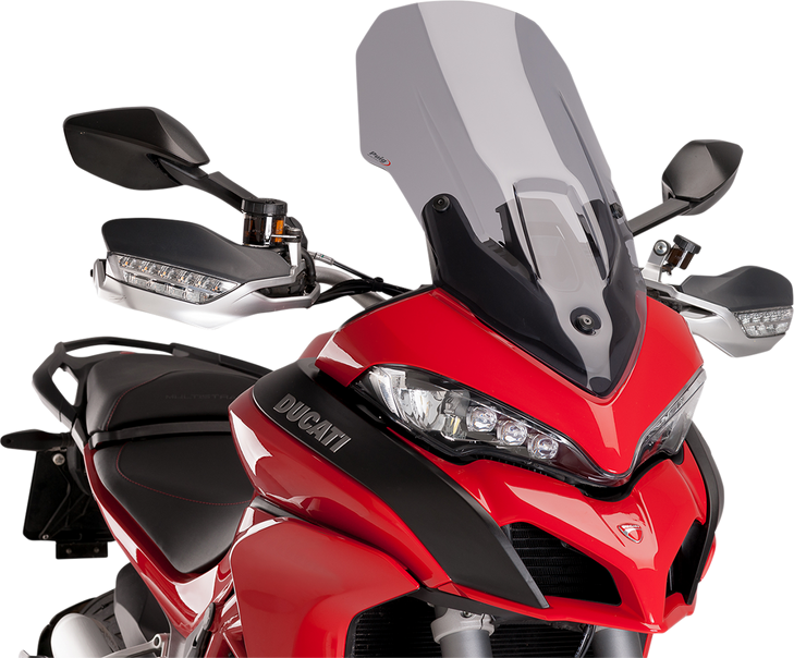 Puig Hi-Tech Parts Touring Windscreen - Dark Smoke - Africa 3714F