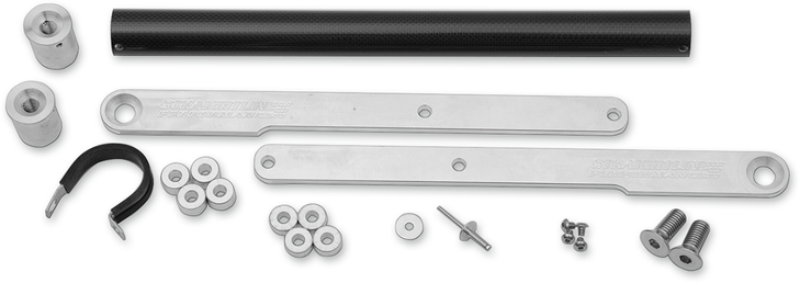 Straightline Performance Rear Bumper - Carbon Fiber/Aluminum - Polaris 182-105