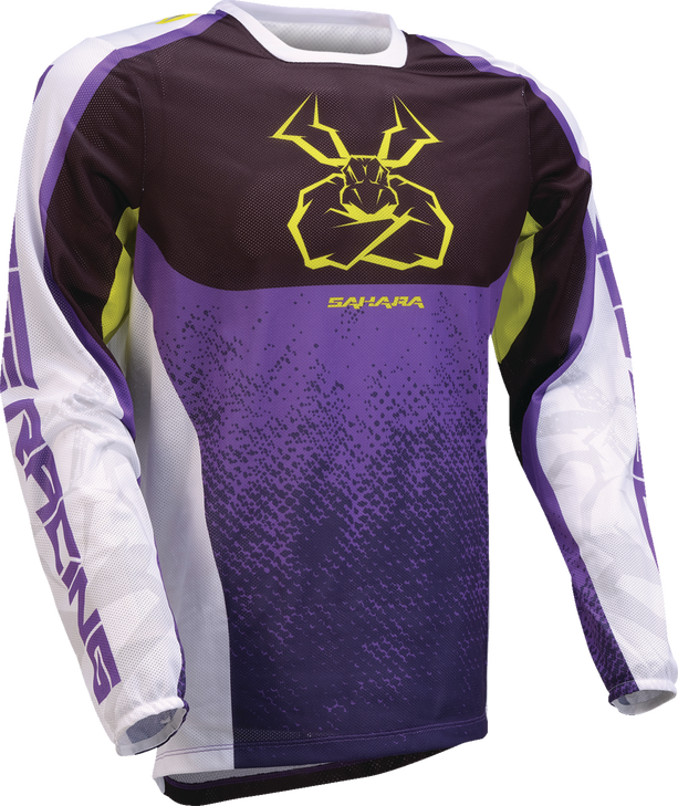Moose Offroad Sahara Jersey - Purple/Hi-Viz - Small 2910-8346