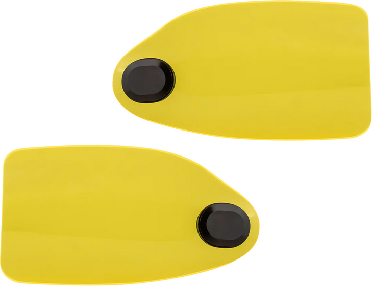 Klock Werks Hand Guards Flare - Hd - Cable Clutch - Yellow Ice Kws-01-0126-Cc