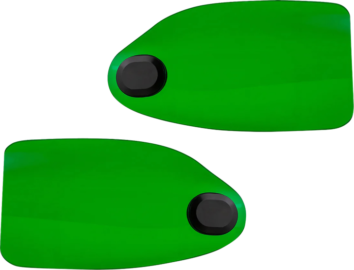 Klock Werks Hand Guards Flare - Hydraulic Clutch - Green Kws-01-0132-Hc