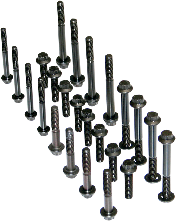 Feuling Oil Pump Corp. Fastener Kit - Rocker Box - Black Oxide 3046