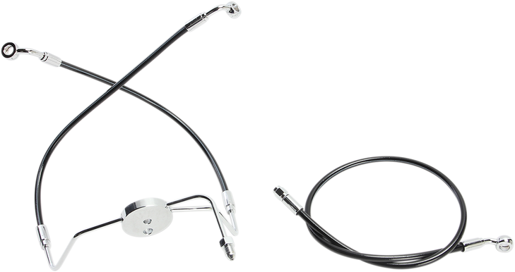 Magnum Shielding Brake Line Kit - Xr - Black Sbc1304-23
