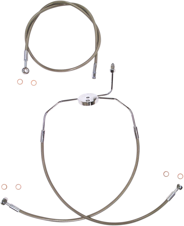 Magnum Shielding Brake Line Kit - Xr - Stainless Steel Ssc1305-23