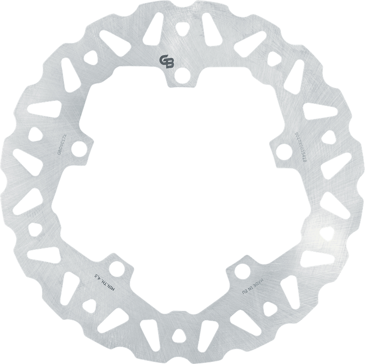 Gbrakes Brake Rotor Rear Wave Solid Mount Gbd9017X