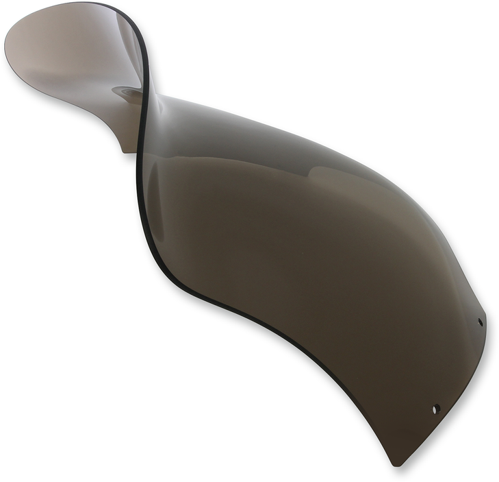Memphis Shades Spoiler Windshield - 10" - Smoke - Fltr Mep86201
