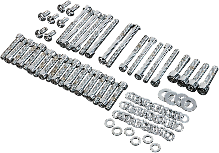 Gardner-Westcott Bolt Kit - Side Cover - Socket-Head - Chrome P-10-16-01