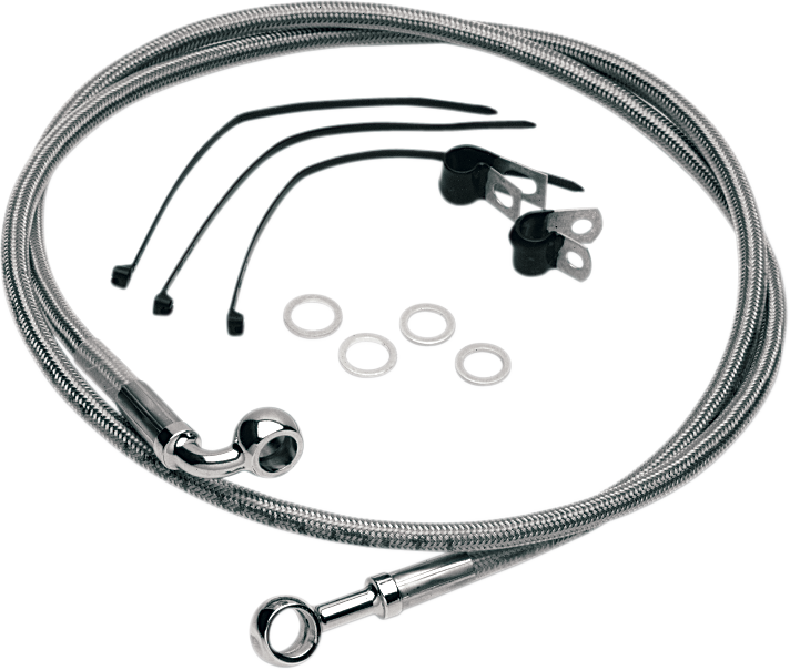 Drag Specialties Frt Brake Line 84-99 Fxst