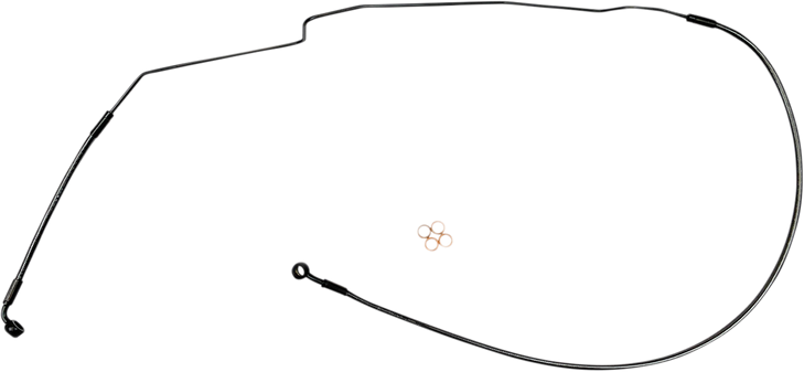 Magnum Shielding Brake Line - Upper - Black Pearl As475146