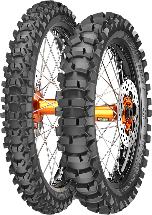 Metzeler Tire - Mc360 Mid-Soft - Rear - 120/100-18 - 68M 2762600