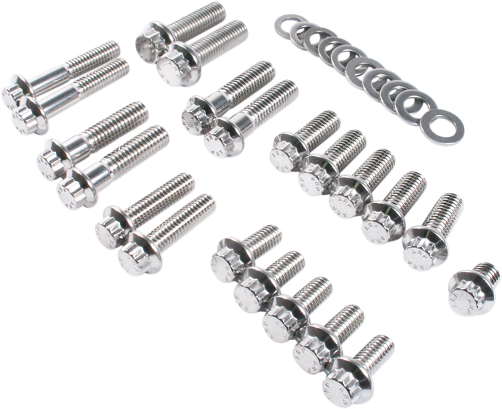 Feuling Oil Pump Corp. Fastener Kit - Chassis/Trim - 12-Point/Dress-Up - Xl 3066