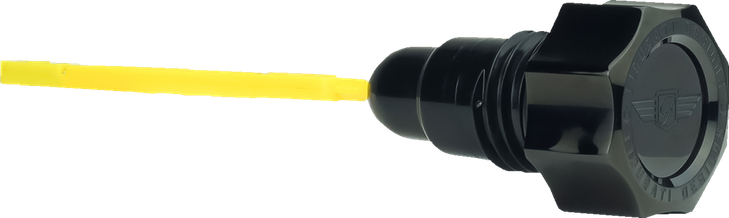 Oil Dipstick - Smooth - Black - Twin Cam Dyna/Touring/Trike Fd01-Magdstc-Sm-Blk