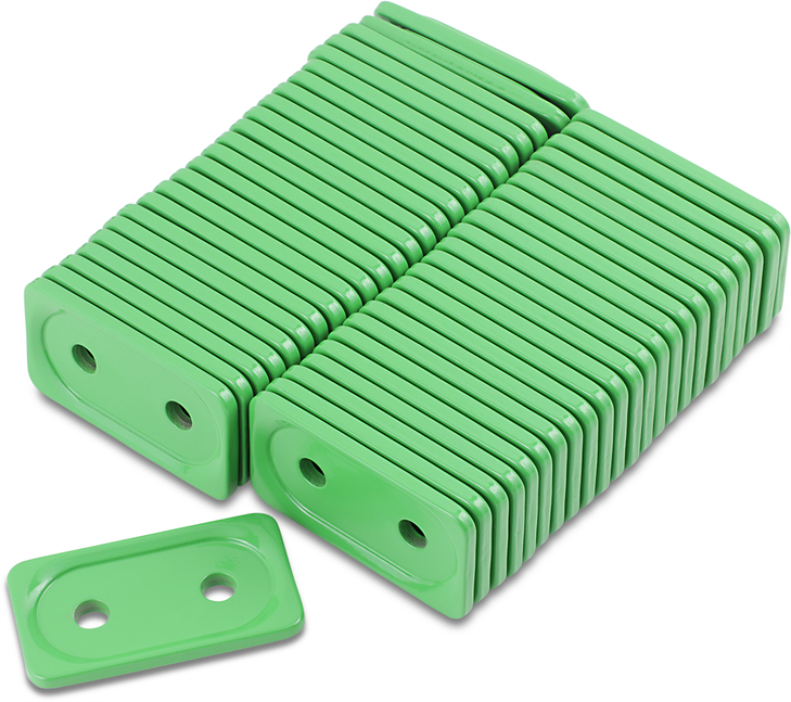 Woody'S Support Plates - Green - Double - 48 Pack Adg-3780-48
