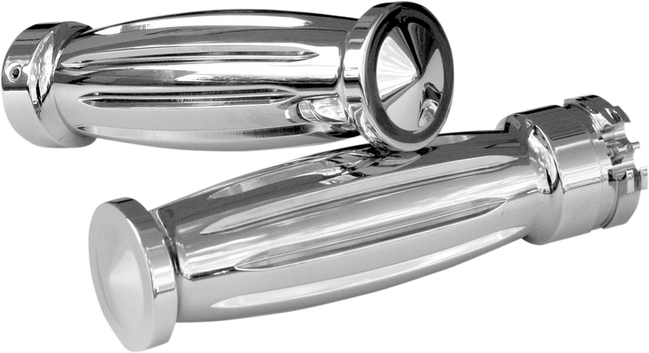 Accutronix Grips - Diamond - Cable - Chrome Gr100-Ic