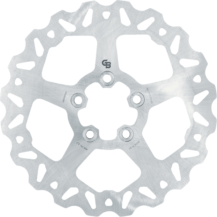 Gbrakes Brake Rotor Rear Wave Solid Mount Gbd9019X