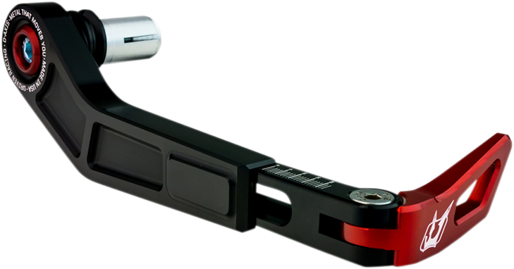 Driven Racing Lever Guard - D-Axis - Left - Red Dxl2-Rd
