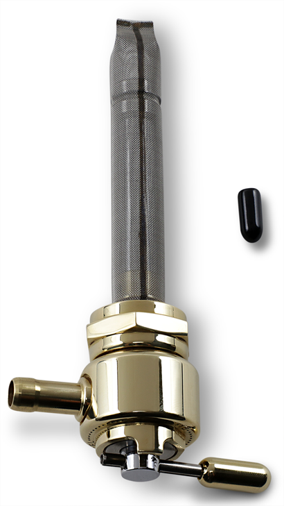 Pingel Hex Round Fuel Valve - Brass - 22 Mm 6311-Br
