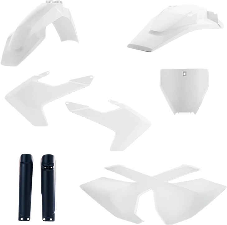 Acerbis Full Replacement Body Kit - Oem '17 White/Black 2462605569