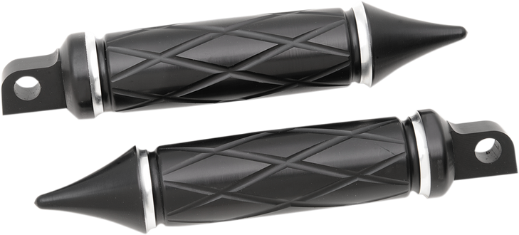 Eddie Trotta Designs Platinum Footpeg - Black Tc-780B