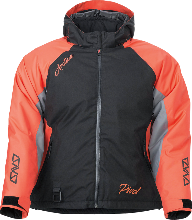 Arctiva Women'S Pivot 5 Hooded Jacket - Coral - Large