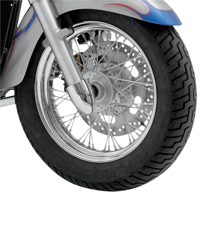 Baron Fork Bullets/Axle Nut Covers - Chrome Ba-7800U