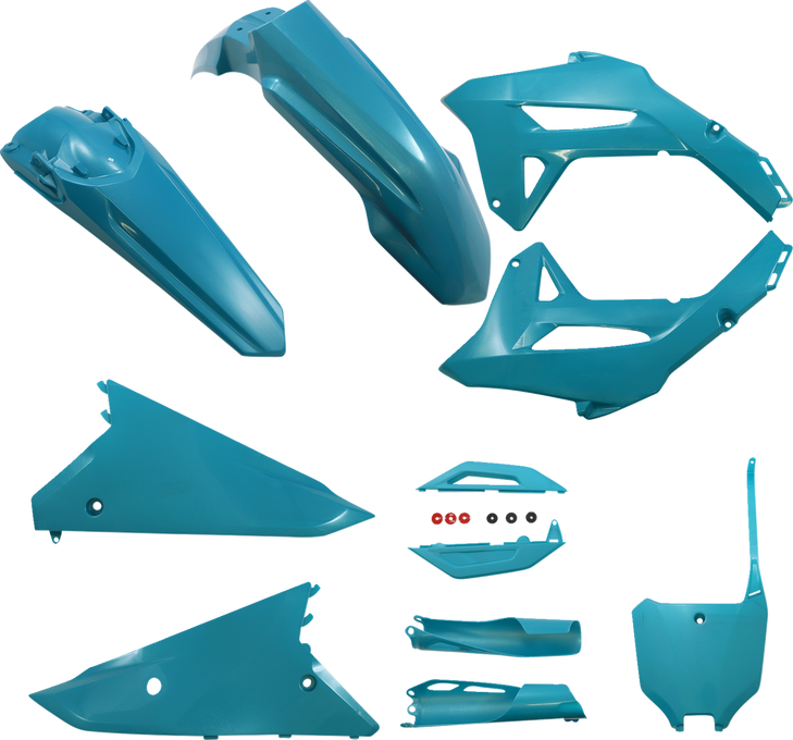 Acerbis Full Replacement Body Kit - Teal/Metallic 2858927441