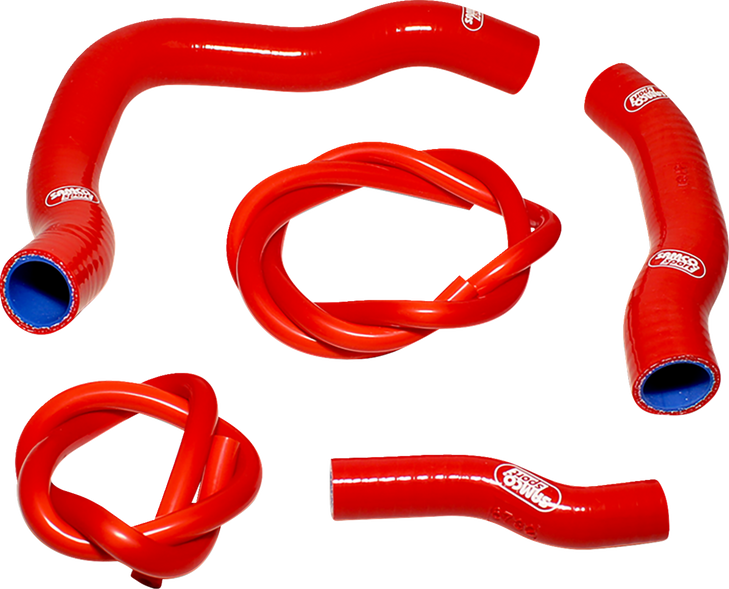 Radiator Hose Kit - Red - Honda Hon-129-Rd