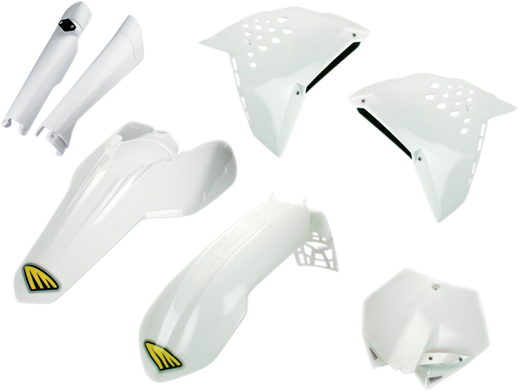 Cycra Body Kit - Powerflow - White 1Cyc-9306-42