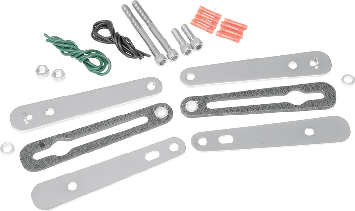Saddlemen Turn Signal Relocation Kit - Dyna - Chrome 2020-0350