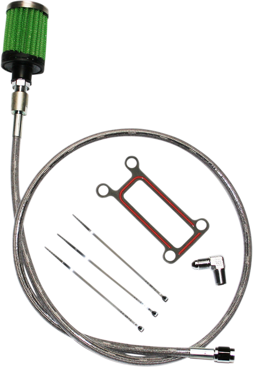 Feuling Oil Pump Corp. Oil Tank Breather Kit - Stainless - 99'-01' Touring 3075