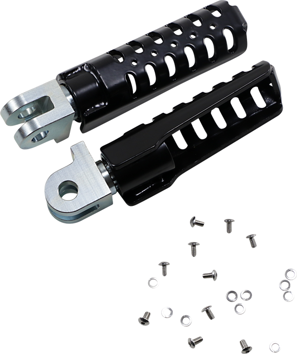 Burly Brand Razorback Rider Footpegs - Black B13-1013B