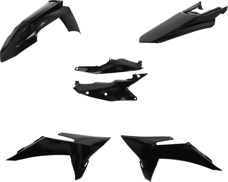 Acerbis Plastic Kit Ktm Black 2986800001