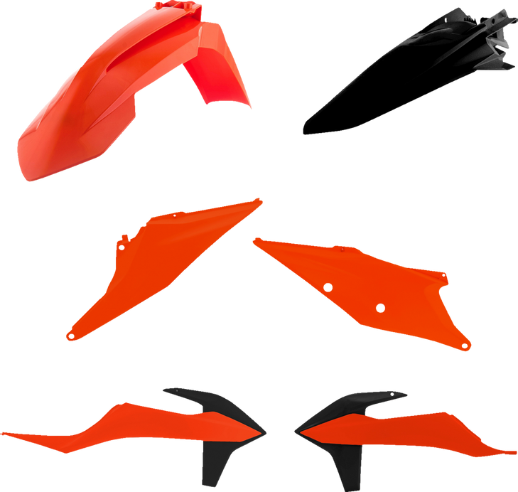 Acerbis Full Replacement Body Kit - Oem '23 Orange/Black 2791567705