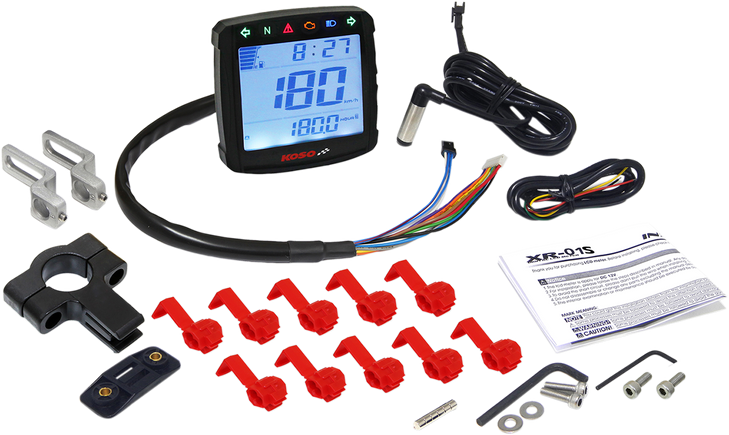 Koso North America Xr-01S Speedometer - 2.94" L X 3.05" W X 0.94" D Bb026001