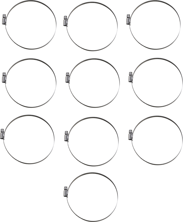 Parts Unlimited Embossed Hose Clamp - 100-120 Mm