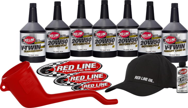 Red Line Synthetic Oil V-Twin 20W50 Powerpack 90226