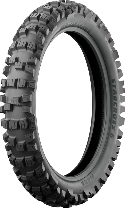 Michelin Tire - Starcross 6 Hard - Rear - 110/90-19 - 62M 52416