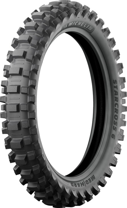 Michelin Tire - Starcross 6 Medium Hard - Rear - 110/90-19 - 62M 46682