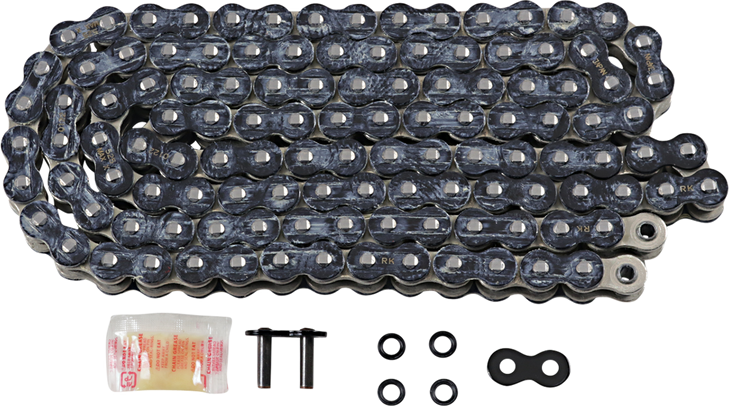 Rk 525 Max X - Drive Chain - 120 Links - Black & Chrome 525Maxx-120-Bc