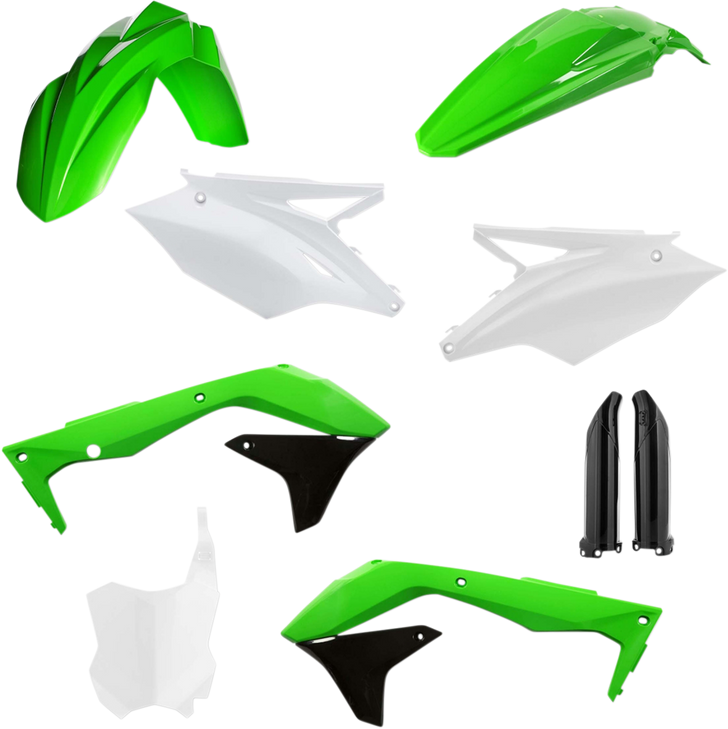 Acerbis Full Replacement Body Kit - Oe '16 Green/White/Black 2449575135