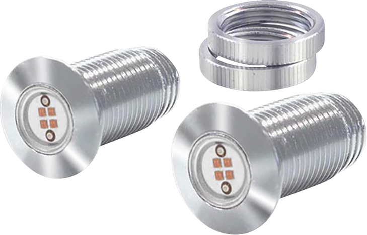 Paul Yaffe Bagger Nation Lightning Bolts Kit - Run/Brake/Turn - Silver Pyo:Bb-Lb-S