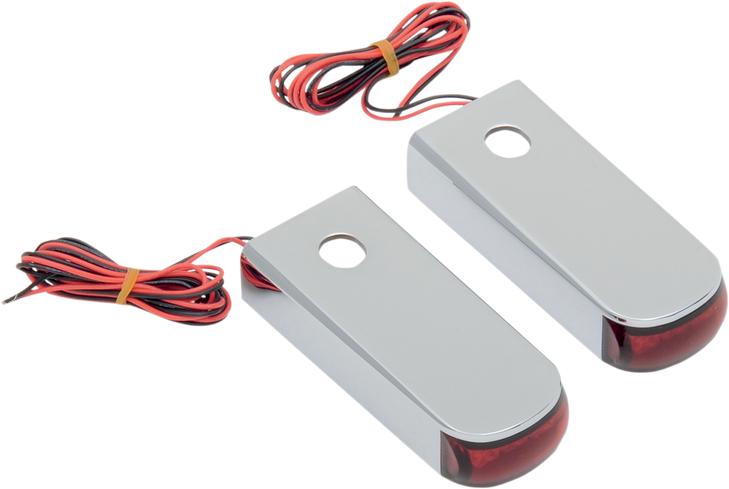 Alloy Art Strut Light - Led - Red/Red - Chrome Ssl-3