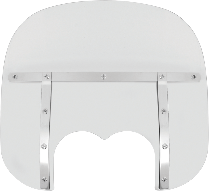 Memphis Shades Fats Windshield - 13" - Clear - Fxdf Mem6630
