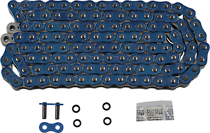 Ek 525 Zvx3 - Sportbike Chain - 120 Links - Blue 525Zvx3-120Ab