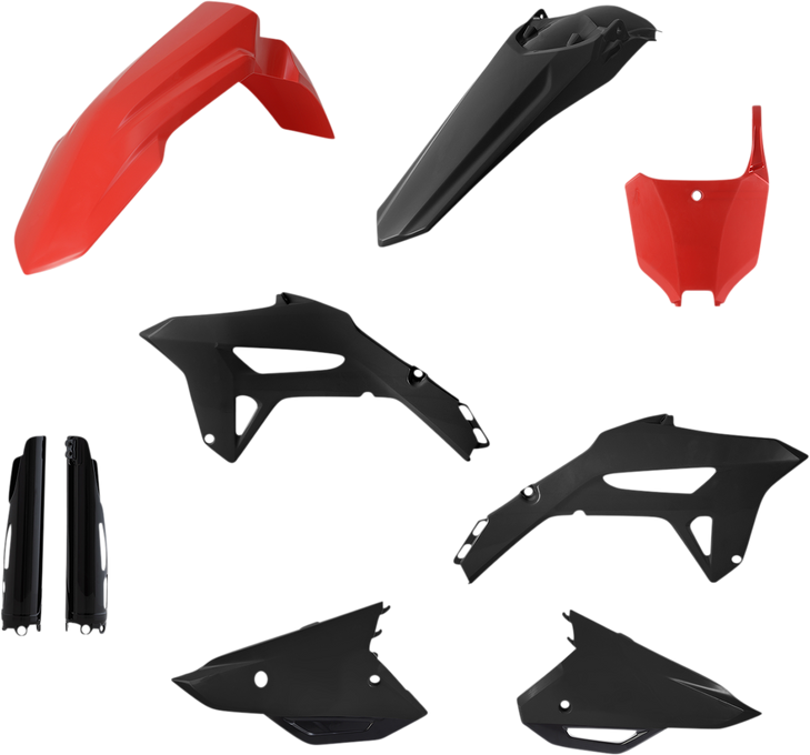 Acerbis Full Replacement Body Kit - Red/Black 2858921042