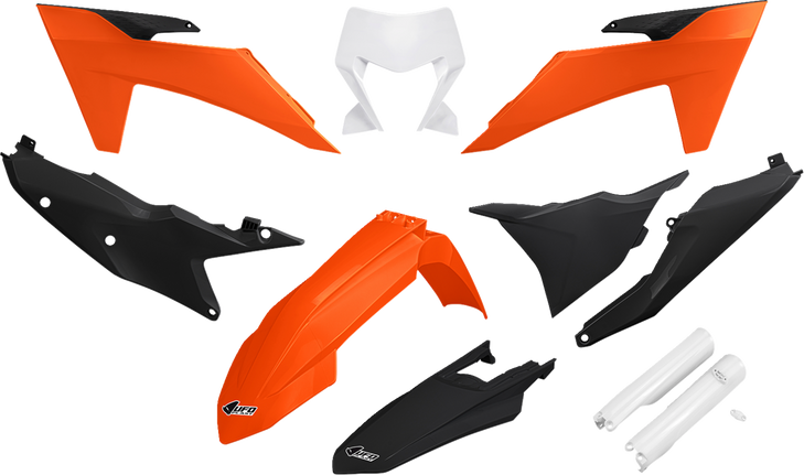 Ufo Body Kit - Orange/Black - Ktm - Exc-F Ktkit530F@111