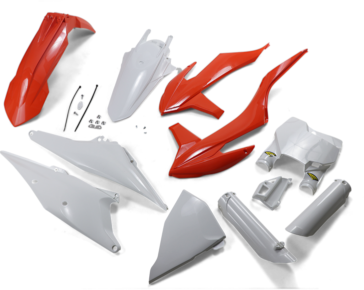 Cycra Body Kit - Powerflow - Oem Orange/White 1Cyc-9326-02
