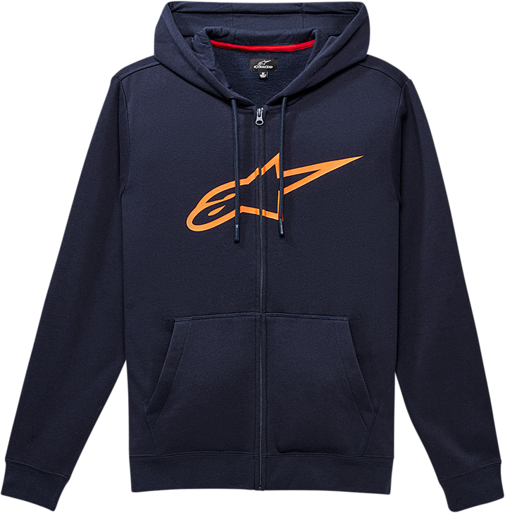 Ageless Ii Zip Hoodie - Navy/Orange - Xl 1038530527032Xl